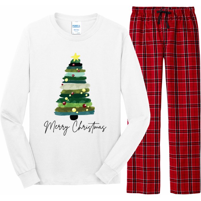 Christmas Trees Long Sleeve Pajama Set