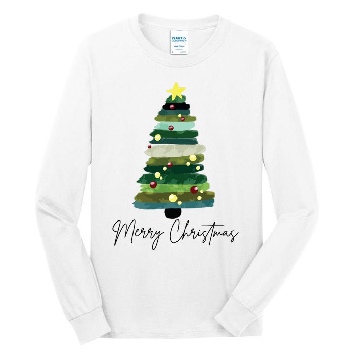 Christmas Trees Tall Long Sleeve T-Shirt