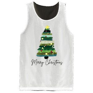 Christmas Trees Mesh Reversible Basketball Jersey Tank