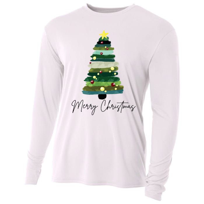 Christmas Trees Cooling Performance Long Sleeve Crew