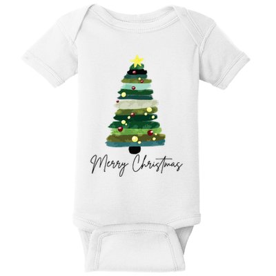 Christmas Trees Baby Bodysuit