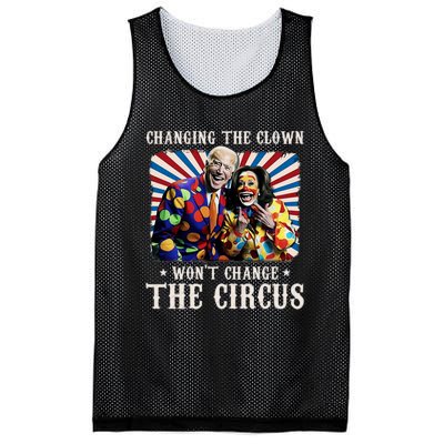 Changing The Clown WonT Change The Circus Kamala Clown Mesh Reversible Basketball Jersey Tank