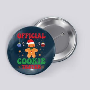 Cookie Tester Cute Gingerbread Christmas Baking Button