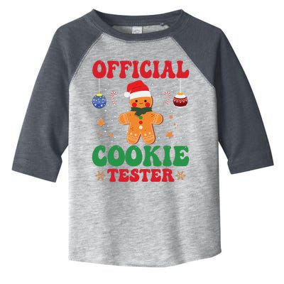 Cookie Tester Cute Gingerbread Christmas Baking Toddler Fine Jersey T-Shirt