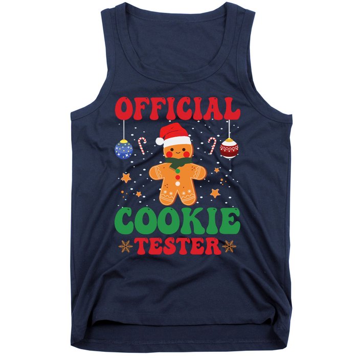 Cookie Tester Cute Gingerbread Christmas Baking Tank Top