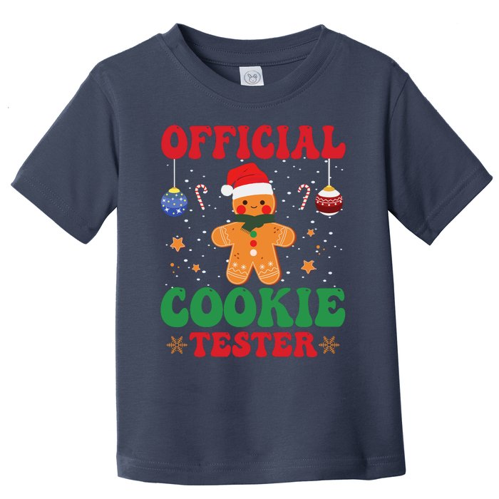 Cookie Tester Cute Gingerbread Christmas Baking Toddler T-Shirt