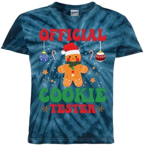 Cookie Tester Cute Gingerbread Christmas Baking Kids Tie-Dye T-Shirt