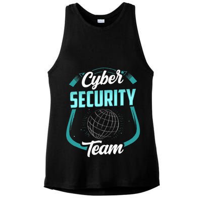 Cybersecurity Team Cyber Security Hacking Hack Hacker Ladies PosiCharge Tri-Blend Wicking Tank