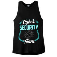 Cybersecurity Team Cyber Security Hacking Hack Hacker Ladies PosiCharge Tri-Blend Wicking Tank