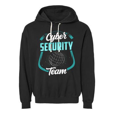 Cybersecurity Team Cyber Security Hacking Hack Hacker Garment-Dyed Fleece Hoodie