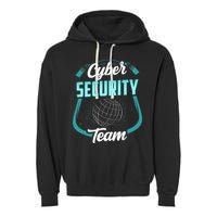 Cybersecurity Team Cyber Security Hacking Hack Hacker Garment-Dyed Fleece Hoodie