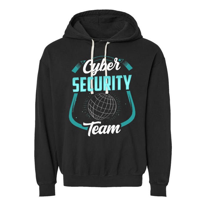 Cybersecurity Team Cyber Security Hacking Hack Hacker Garment-Dyed Fleece Hoodie