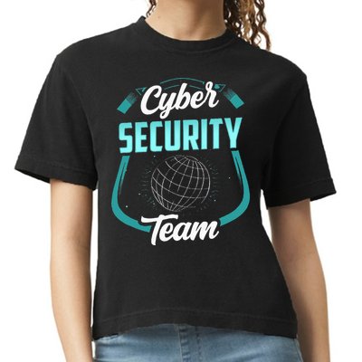 Cybersecurity Team Cyber Security Hacking Hack Hacker Comfort Colors Boxy T-Shirt
