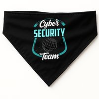 Cybersecurity Team Cyber Security Hacking Hack Hacker USA-Made Doggie Bandana