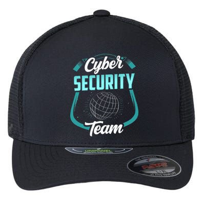Cybersecurity Team Cyber Security Hacking Hack Hacker Flexfit Unipanel Trucker Cap