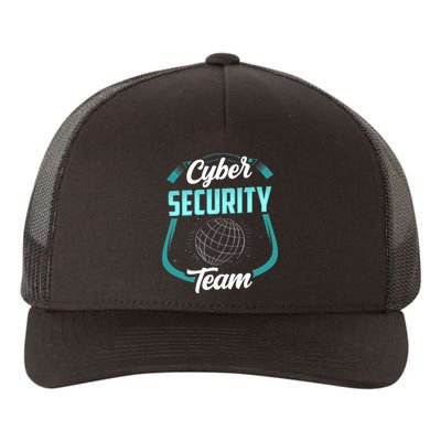 Cybersecurity Team Cyber Security Hacking Hack Hacker Yupoong Adult 5-Panel Trucker Hat