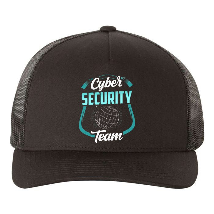 Cybersecurity Team Cyber Security Hacking Hack Hacker Yupoong Adult 5-Panel Trucker Hat