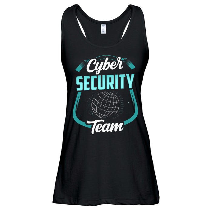Cybersecurity Team Cyber Security Hacking Hack Hacker Ladies Essential Flowy Tank