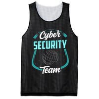 Cybersecurity Team Cyber Security Hacking Hack Hacker Mesh Reversible Basketball Jersey Tank