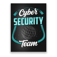 Cybersecurity Team Cyber Security Hacking Hack Hacker Poster