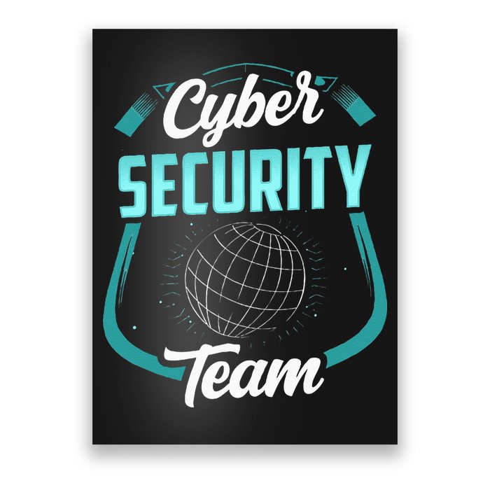 Cybersecurity Team Cyber Security Hacking Hack Hacker Poster