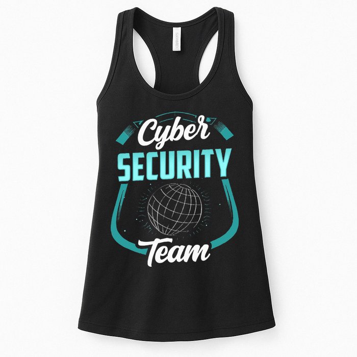 Cybersecurity Team Cyber Security Hacking Hack Hacker Womens Tank Top