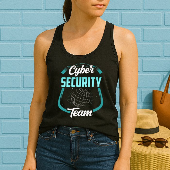 Cybersecurity Team Cyber Security Hacking Hack Hacker Womens Tank Top