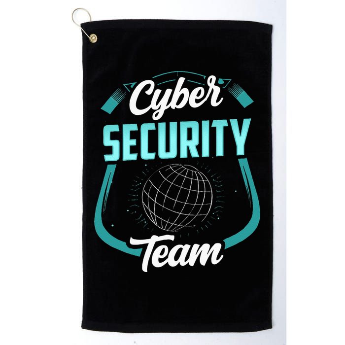 Cybersecurity Team Cyber Security Hacking Hack Hacker Golf Towel