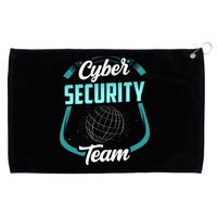 Cybersecurity Team Cyber Security Hacking Hack Hacker Grommeted Golf Towel