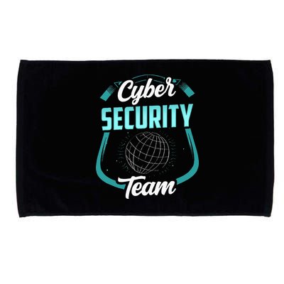 Cybersecurity Team Cyber Security Hacking Hack Hacker Microfiber Hand Towel