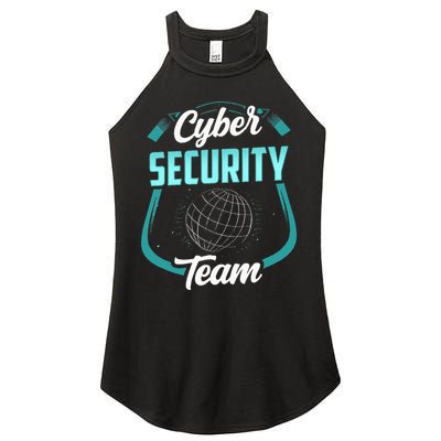Cybersecurity Team Cyber Security Hacking Hack Hacker Women's Perfect Tri Rocker Tank