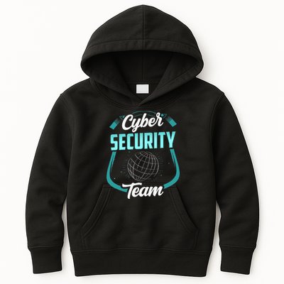 Cybersecurity Team Cyber Security Hacking Hack Hacker Kids Hoodie