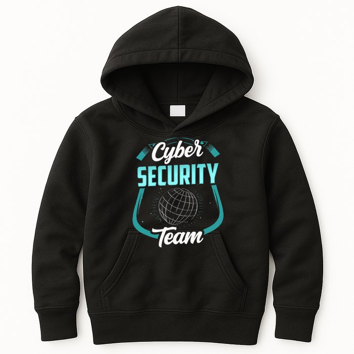 Cybersecurity Team Cyber Security Hacking Hack Hacker Kids Hoodie