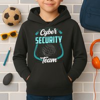 Cybersecurity Team Cyber Security Hacking Hack Hacker Kids Hoodie