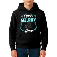 Cybersecurity Team Cyber Security Hacking Hack Hacker Kids Hoodie