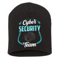 Cybersecurity Team Cyber Security Hacking Hack Hacker Short Acrylic Beanie