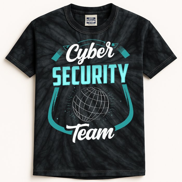 Cybersecurity Team Cyber Security Hacking Hack Hacker Kids Tie-Dye T-Shirt