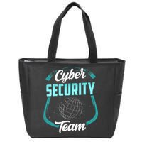 Cybersecurity Team Cyber Security Hacking Hack Hacker Zip Tote Bag