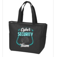 Cybersecurity Team Cyber Security Hacking Hack Hacker Zip Tote Bag