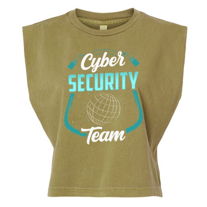 Cybersecurity Team Cyber Security Hacking Hack Hacker Garment-Dyed Women's Muscle Tee