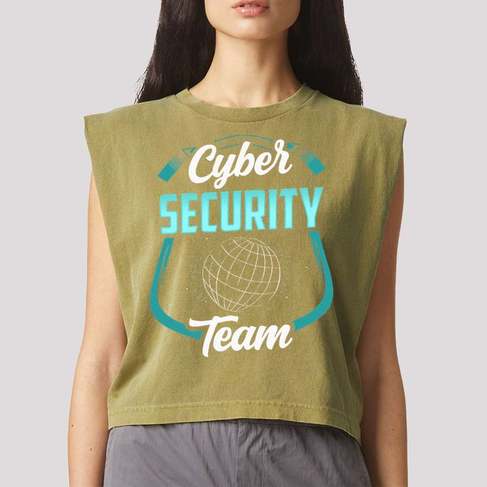 Cybersecurity Team Cyber Security Hacking Hack Hacker Garment-Dyed Women's Muscle Tee