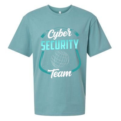 Cybersecurity Team Cyber Security Hacking Hack Hacker Sueded Cloud Jersey T-Shirt