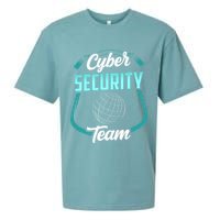 Cybersecurity Team Cyber Security Hacking Hack Hacker Sueded Cloud Jersey T-Shirt