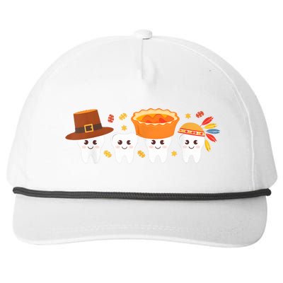 Cute Teeth Snapback Five-Panel Rope Hat