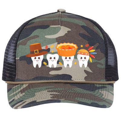 Cute Teeth Retro Rope Trucker Hat Cap