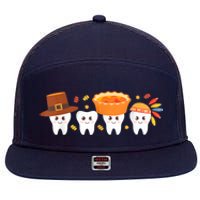 Cute Teeth 7 Panel Mesh Trucker Snapback Hat