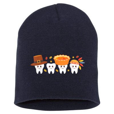 Cute Teeth Short Acrylic Beanie