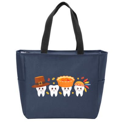 Cute Teeth Zip Tote Bag