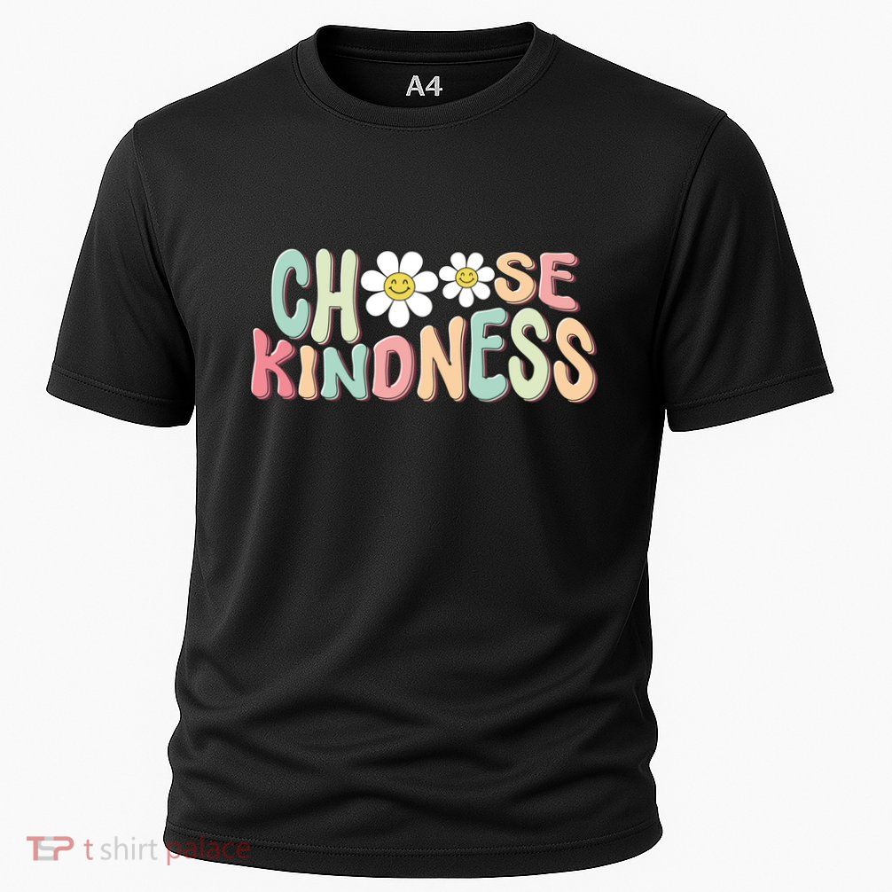 Cute Teacher Choose Kindness Be Kind Teacher Cooling Performance Crew T-Shirt