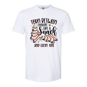 Christmas Tree Cake Torn Between Look Like A Snack Eat One Gift Softstyle CVC T-Shirt